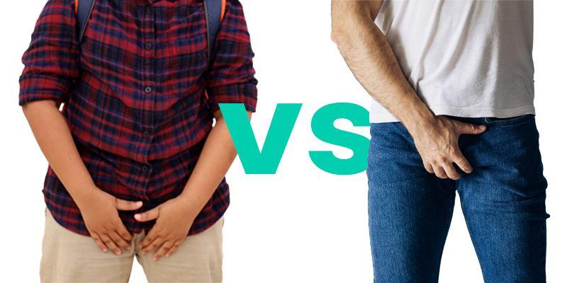 difference b/w adult and kids circumcision