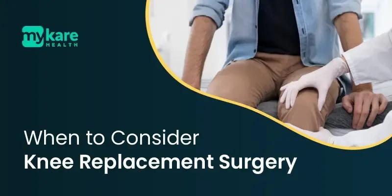 Knee replacement surgery