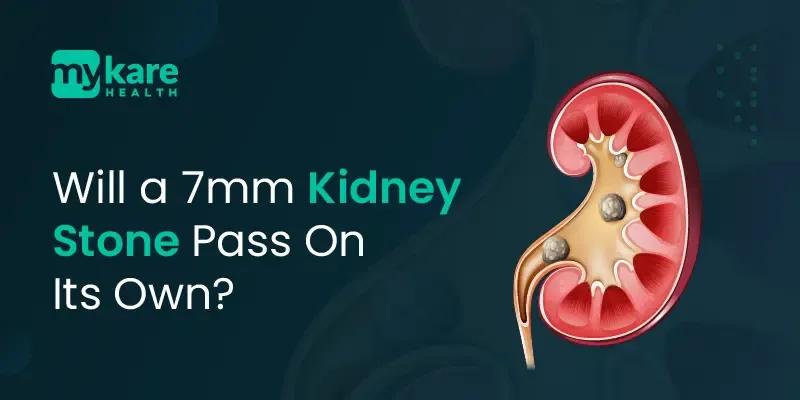 symptoms of a 7mm kidney stone